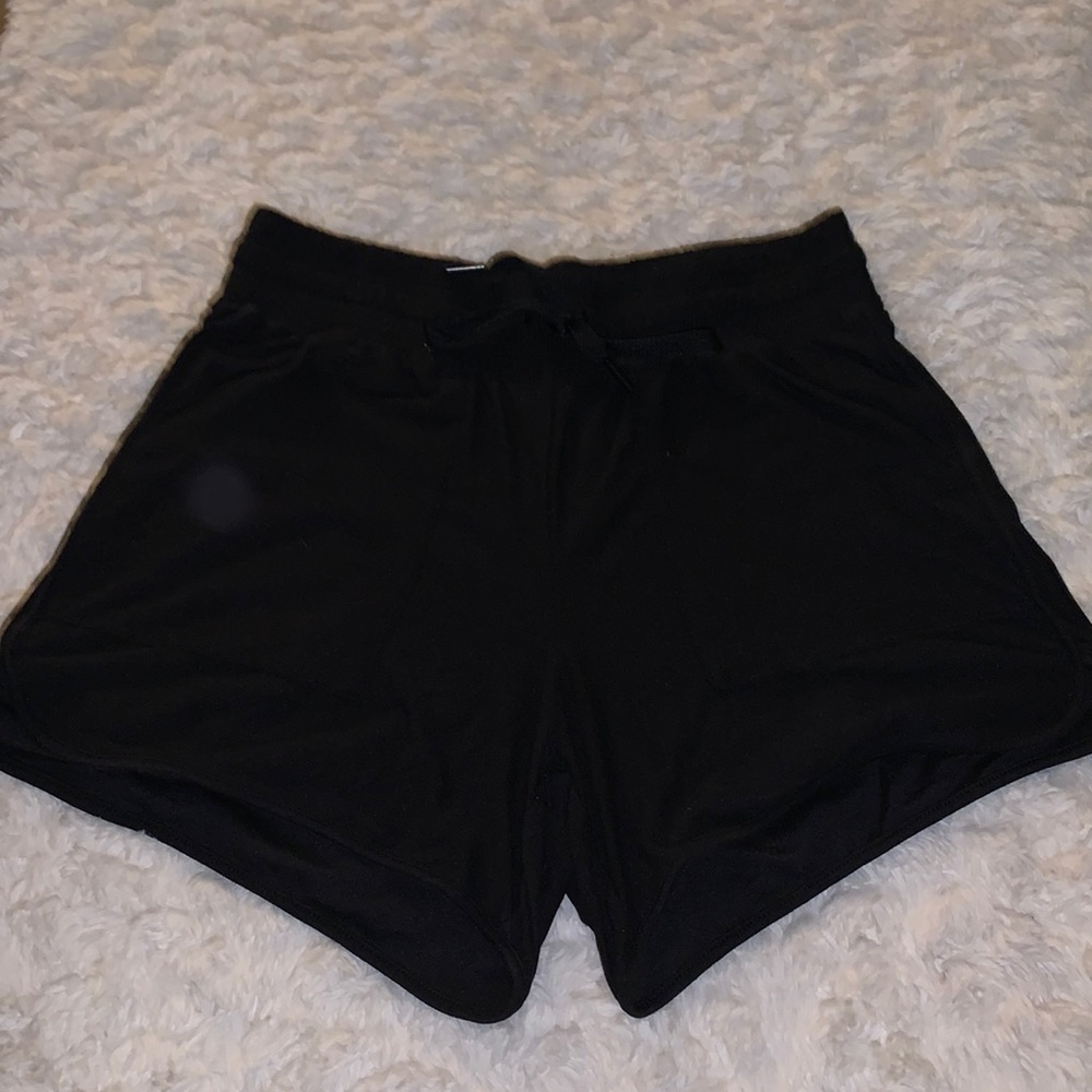 Black Athletic/Lounge Shorts